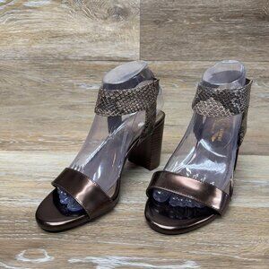 A2 by Aerosoles High Hat Bronze Sandal Women's Size 7.5M